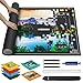 MOZOOSON Tapete Puzzle, Puzzle Mat Roll para Puzzle 1000 2000 Piezas para Adultos Niños, Fieltro Puzzles Tapete, Jigsaw Puzzle Roll Pad, Accesorio para Guardar los Puzzles