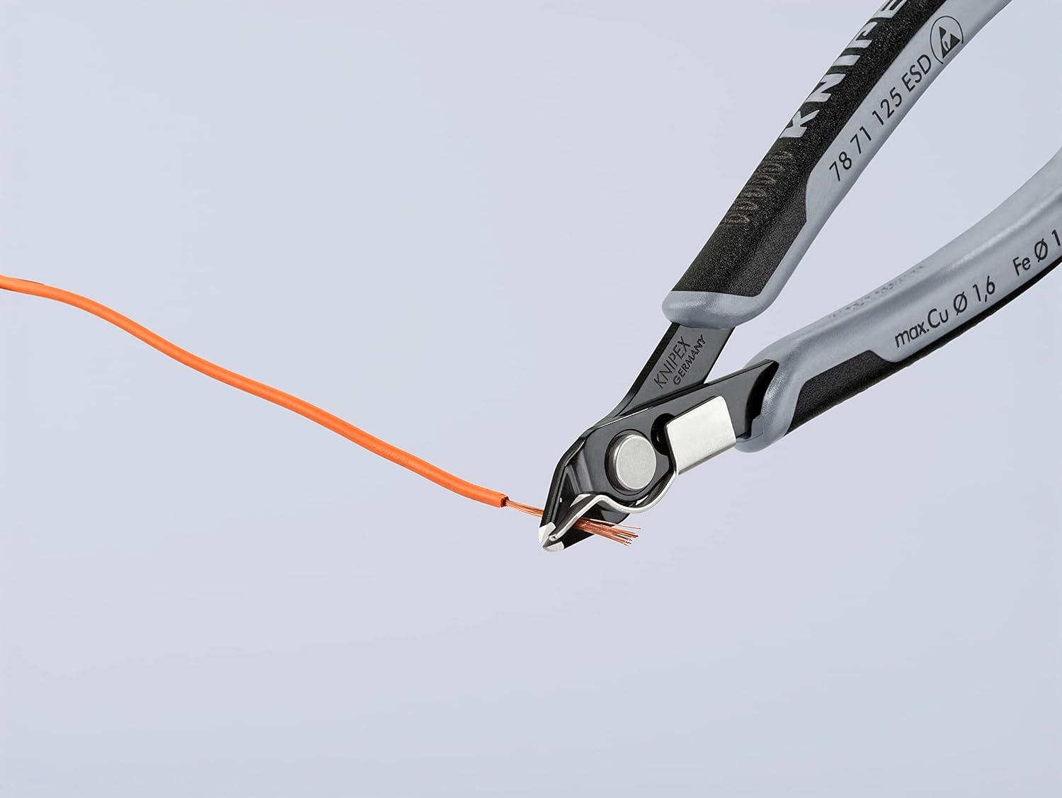 KNIPEX Elektronski Super Knips ESDmit Mehrkomponenten-Hüllen 125 mm, 78 71 125 ESD
