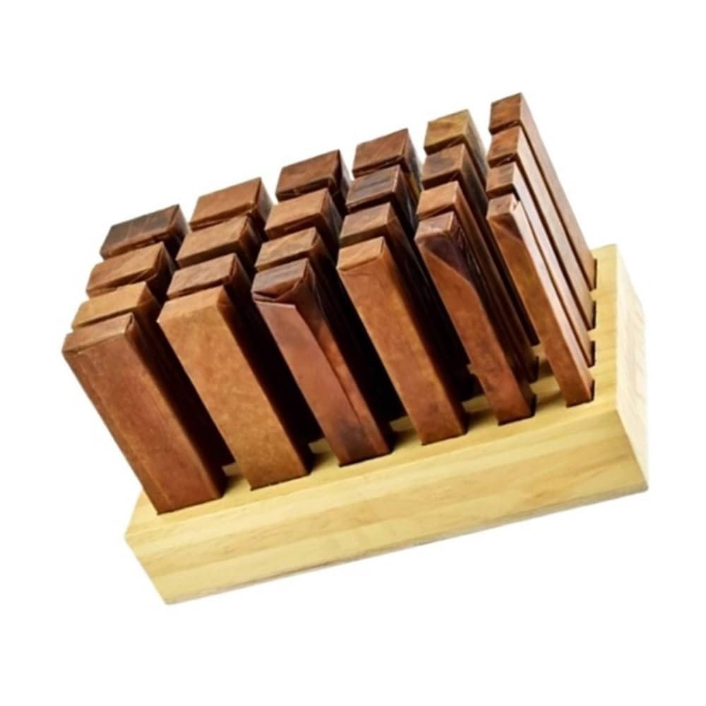 Bloque de posicionamiento de acero Juego de 48 bloques patrón paralelos acero aleado for torno, 150 mm, metal gris endurecido, fiable