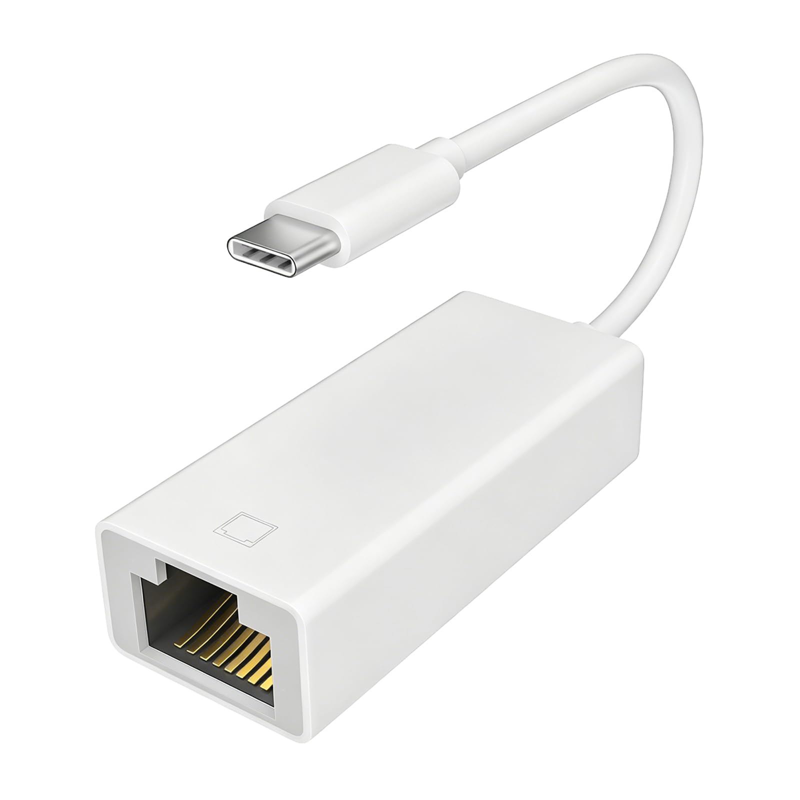 CleverThings USB C to Ethernet Adapter [Thunderbolt 3/4 Compatible] USB Type-C to RJ45 Gigabit Ethernet for MacBook Pro/Air, iPhone 18 17 Pro/Max, iPad Pro,iMac, S23, XPS 17 and More