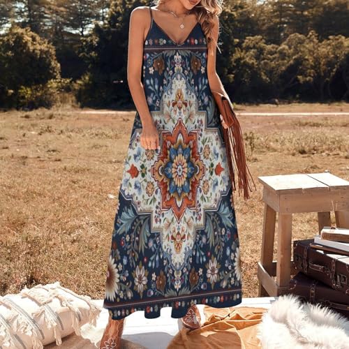 Robe longue femme boho légère pour rester fraîche sous la chaleur