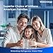 Waterdrop Plus WDP-F19C Replacement for GE® RPWFE®, RPWF (with CHIP) NSF 401 Refrigerator Water Filter, Compatible with WSG-4, GFE28GBLTS, GFE28GSKSS, PFE28KMKES, 3 Filters (Package May Vary)