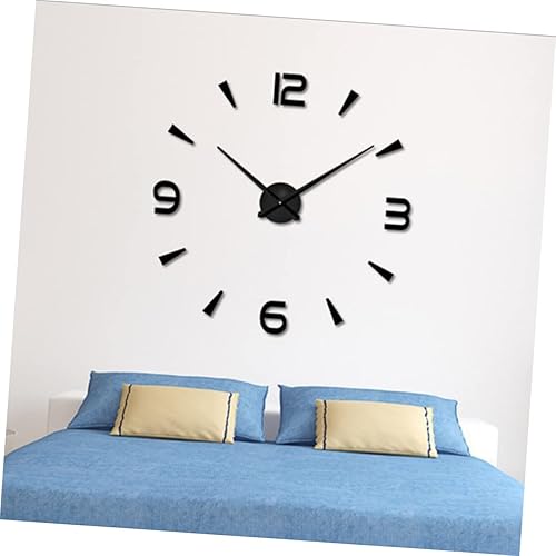 Miniatura 4 de DECHOUS Relojes de pared de gran tamaño, reloj de pared grande de gran tamaño, relojes de pared modernos relojes de pared de acrílico para pared 3D
