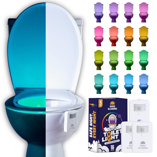 Mind-Glowing Toilet Light with Motion Sensor - Toilet Bowl Night