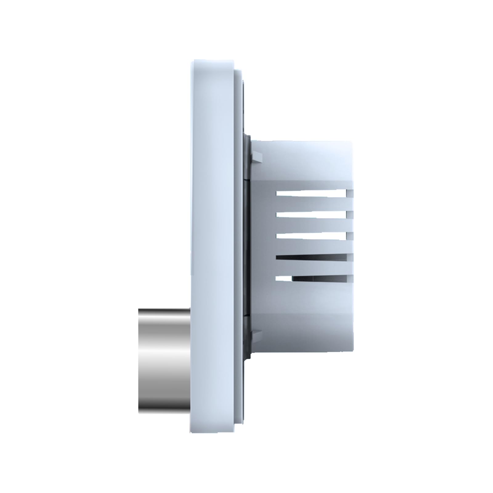 Hyuduo Inteligentny Termostat WiFi, Sterownik Wodnego Ogrzewania Podłogowego 5A ze Sterowaniem za pomocą Aplikacji, Programowalny Co tydzień Panel Dotykowy, Pokrętło Kolorowego Oświetlenia,