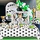 4Pcs Fußball-Tischdecken, rechteckige Sport-Ball-Tischabdeckungen für Kinder Fußball-Thema Fan-Sport-Veranstaltung Spiel-Tag Fußball-Geburtstag Party Supplies, 130 x 220cm