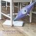 Shark Steam Pocket Mop with 2 Washable Double-sided Pads, Steam Sanitization, Swivel Steering, Lightweight, Steam Cleaner for Sealed Hard Floors, Hardwood, Marble, Tile, Purple, S3501