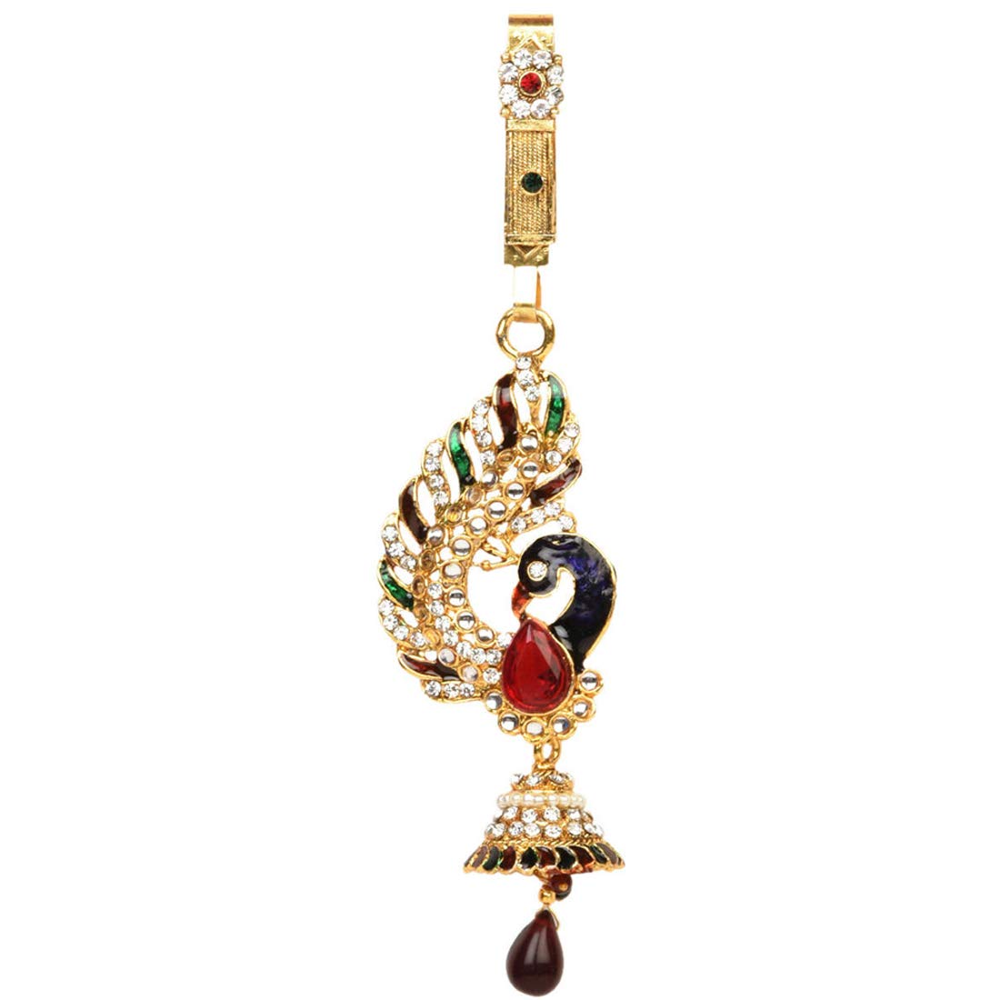 Payal Jewellers Blue Gold Plated Traditional Chabi Challa Waist Key Chain for Women (B07P742RY5) Amazon Price History, Amazon Price Tracker