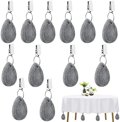 8 Pièces Poids Pour Nappe De Table Avec Pinces, 4×4×1 Cm Poids De