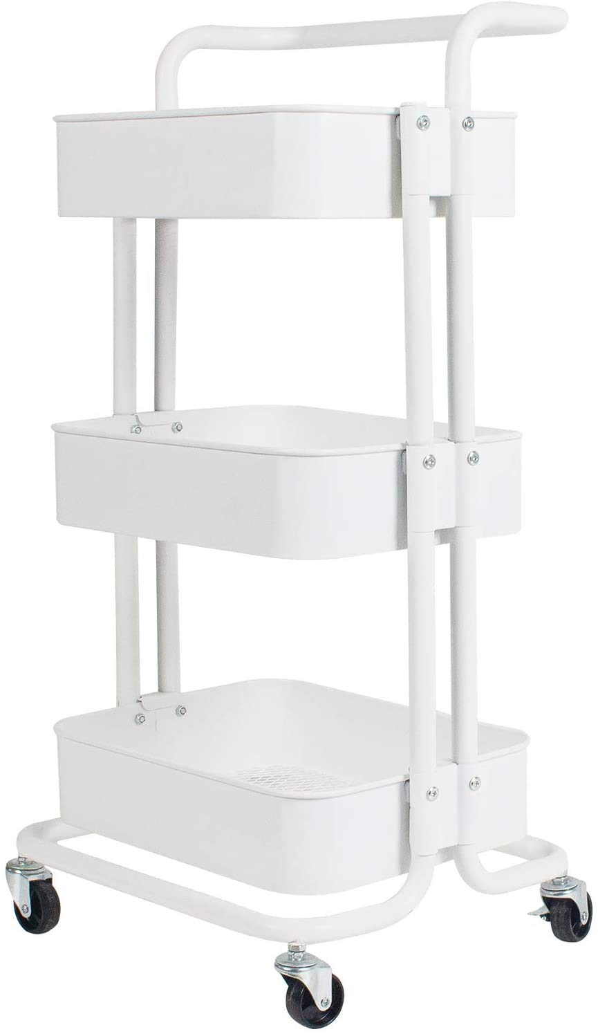 Buy True Face Kitchen Trolley Metallic 3 Tier MultiPurpose Utility