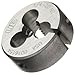 Union Butterfield 2010(UNC) Carbon Steel Round Threading Die, Uncoated (Bright) Finish, 1" OD, 1/4"-20 Thread Size