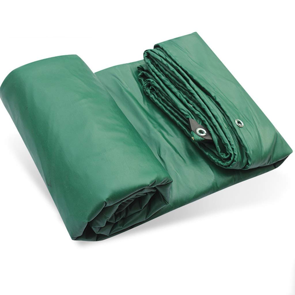 RajoNN Lona Resistente al Agua, Cubierta para Tienda de campaña, Refugio para Trabajo Pesado, Lona para Acampar, Carpa con Dosel, Cubierta de Lona Verde, Cubierta para Refugio, Hoja de protección de