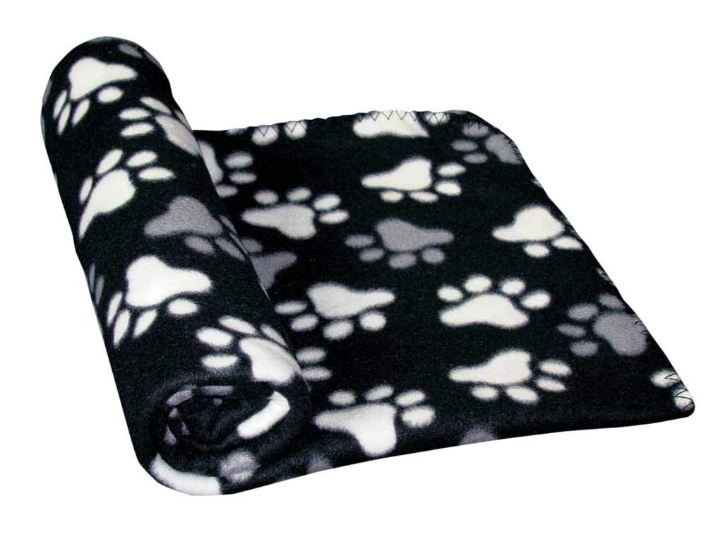 Nobby Fleece Plaid Pippa Classic Black L x W: 50 x 75 cm