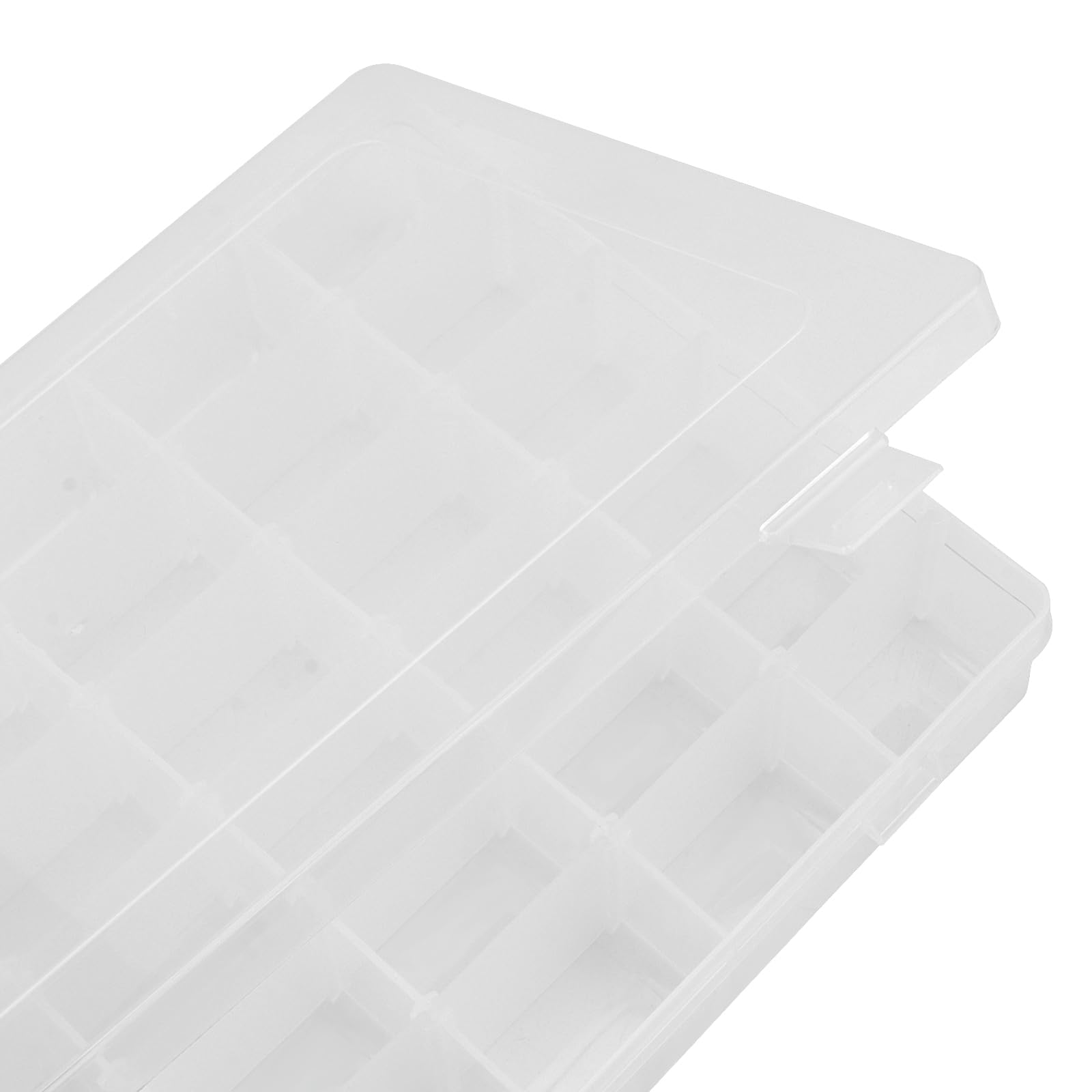 Boîtes Rangement 15 Compartiments - Lot De 6 - Transparentes Et Réglables - Pour Bijoux, Vis