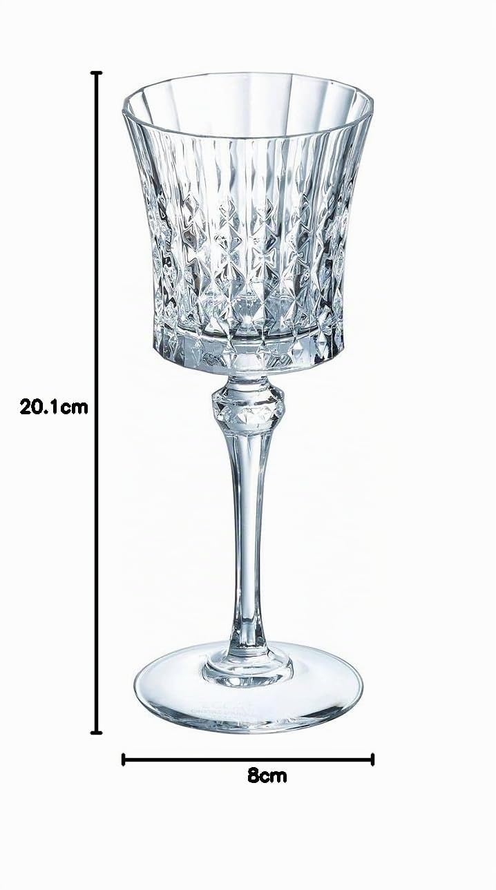 ECLAT L9744 - Set di 6 calici da 19 cl-Lady Diamond, 0,19 litri, trasparente