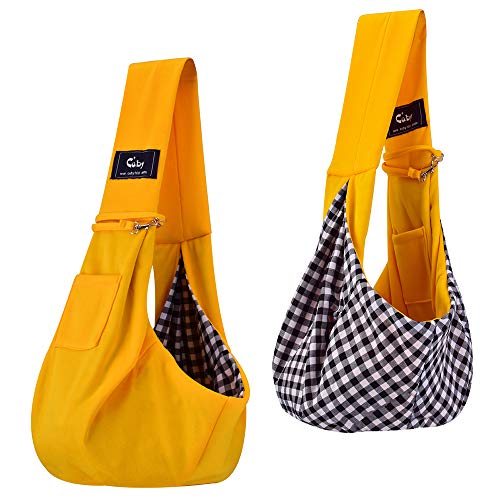 犬 抱っこ紐 スリング CUBY だっこひも ペットスリング ドッグキャリー キャリーバッグ 小型犬用 スリングバッグ 飛び出し防止 斜め抱っこバッグ おでかけ便利 猫 ワンちゃん ネコ 女性男性用