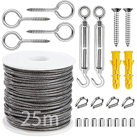 Kit de Abrazaderas para Cables de Acero MEISHANG Cover