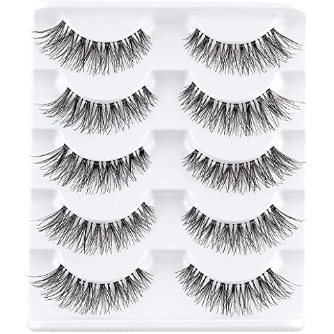 3D Falsche Wimpern,Natürliche Wimpern, Pure Handgemacht Natürlicher Look Flauschige Künstliche Wimpern Cover