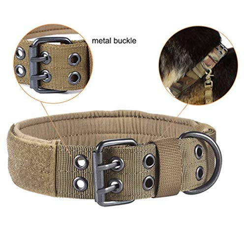 Balacoo Coleira de Náilon para Cães Com Fivela E Alça de Metal Resistente Ajustável Coleira de Trein