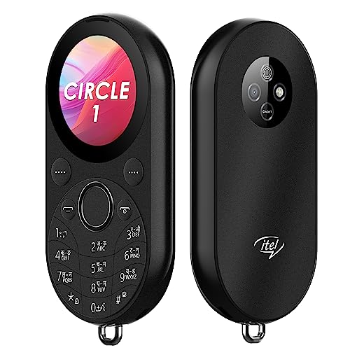 itel Circle 1 Unique Design with Round Screen Mobile Phone,500mAh Battery and 1.32 inch Display BT Call| Black 3 51yrQoMTT3L