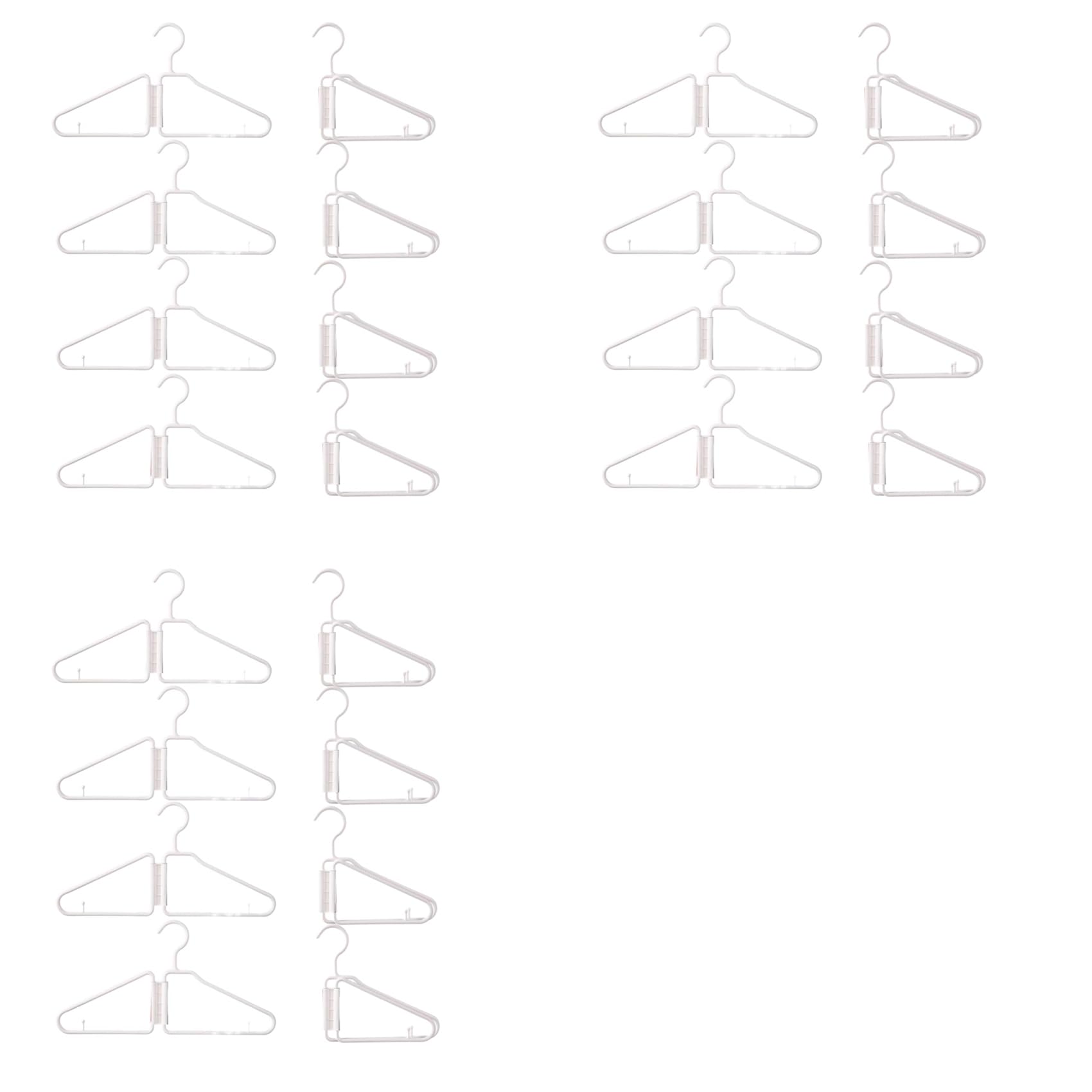 Cintres Pliables Cintre Pliant 24 Pièces Plastique Voyage