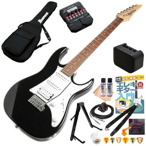 �G���L�M�^�[ ���S�҃Z�b�g Ibanez �A�C�o�j�[�Y GRX40 17�_�Z�b�g ���A���v TDAP-1 �}���`�G�t�F�N�^�[ G1 Four �����{����t �u���b�N�i�C�g