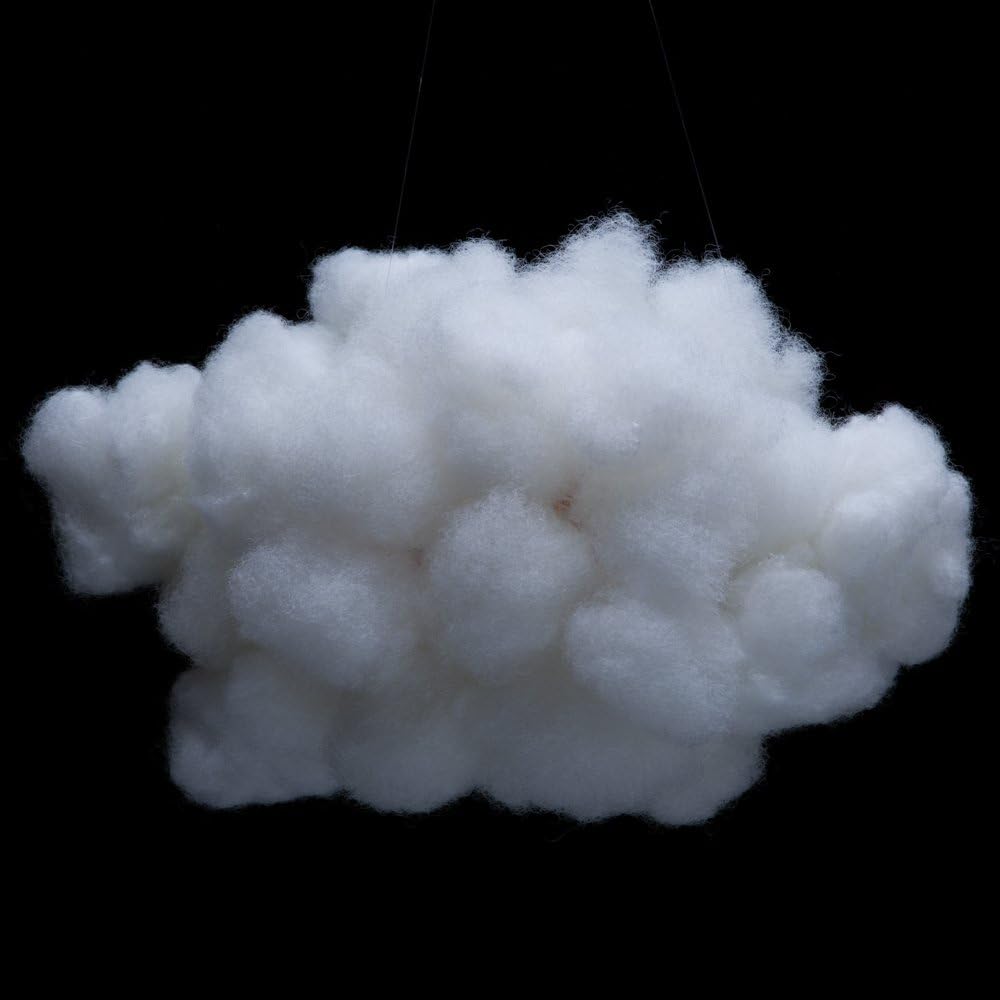 PROLOSO Handmade Cloud Light DIY Kit, Easy for Adults and Kids, Adjustable Brightness, 9 Modes, White Color, Cute Night Light in House and Coolest Choice on Facebook