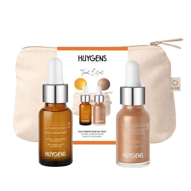 HUYGENS Duo Highlighter Liquid & Illuminator - Glow Makeup