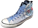 Converse Men's DC Comics Mr. Freeze Batman Villain Sneakers Chuck Taylor (7 Men/Women 9) Dusty Blue