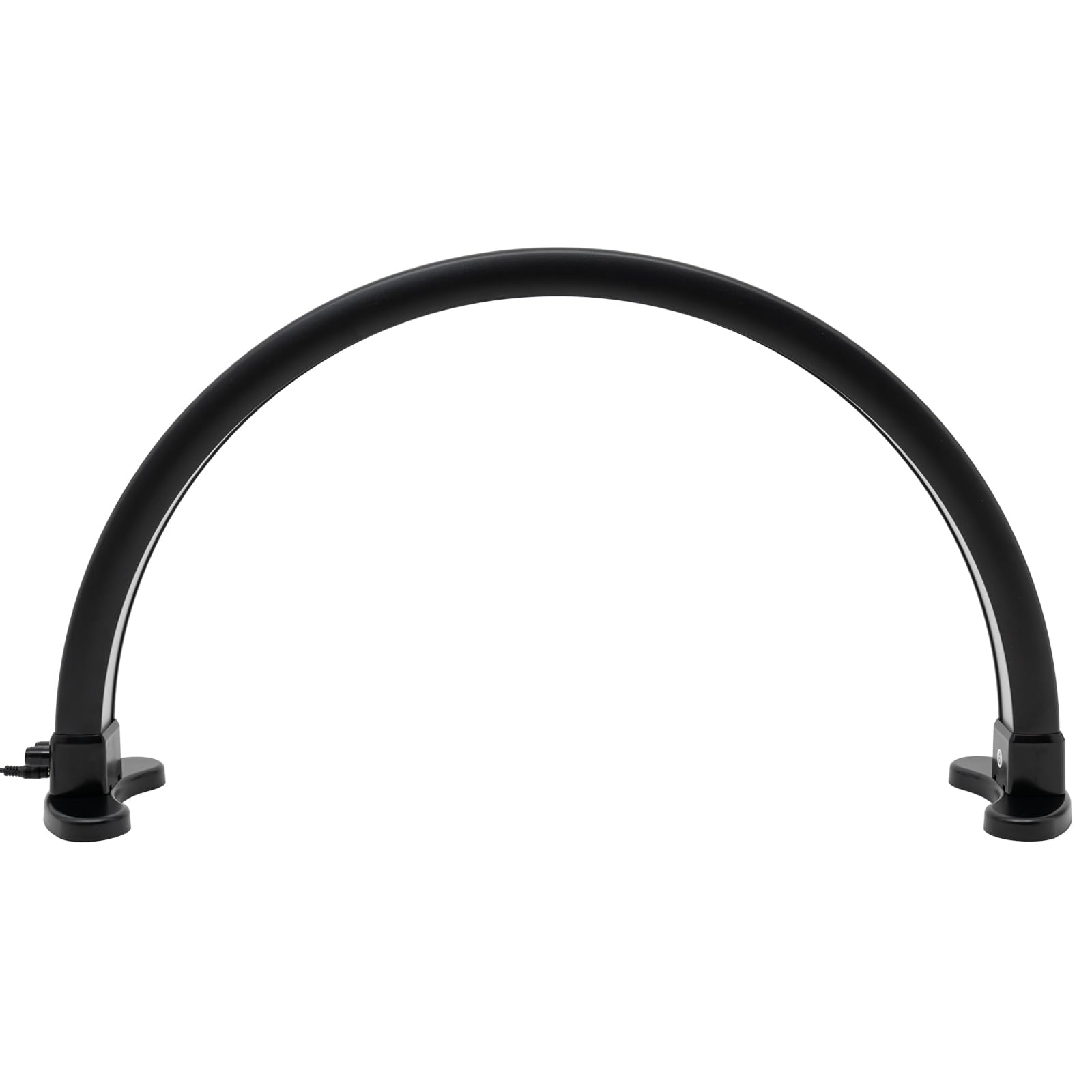 Halbmondlampe 45W LED Bogenlampe 2700-5600K Desktop Halbmond Lampe 3 Helligkeitsmodi Halbmondlicht für Nageltisch, Schönheit, Maniküre, Tätowieren, wimpern (Schwarz)