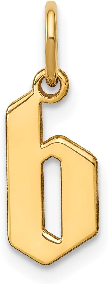 14k Yellow Gold Old English Letter B Pendant, Lowercase Gothic Initial Charm for Necklace, Real Gold Monogram Jewelry, Unisex Alphabet Pendant with Bold Font for Daily Wear or Layering Style