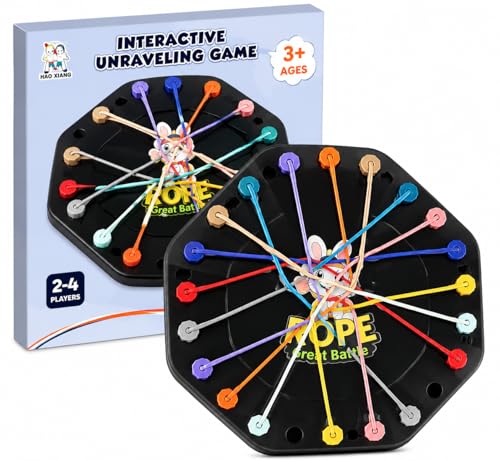 Image of Dorytoy Rope Challenge Board Game for Kids & Family, Stick Pulling Strategy, Interactive Party Puzzle Toy, Educational Skill-Building Boys and Girls