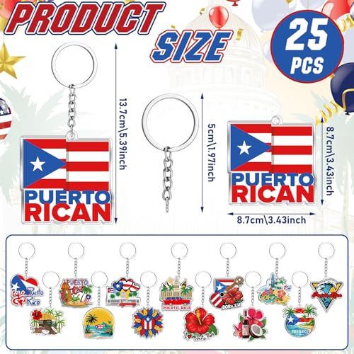 Image of Sureio 25 Pcs USA Souvenir Keychain Gifts Bulk Men California Los Angeles Texas Florida Chicago Silver Metal American Keyring
