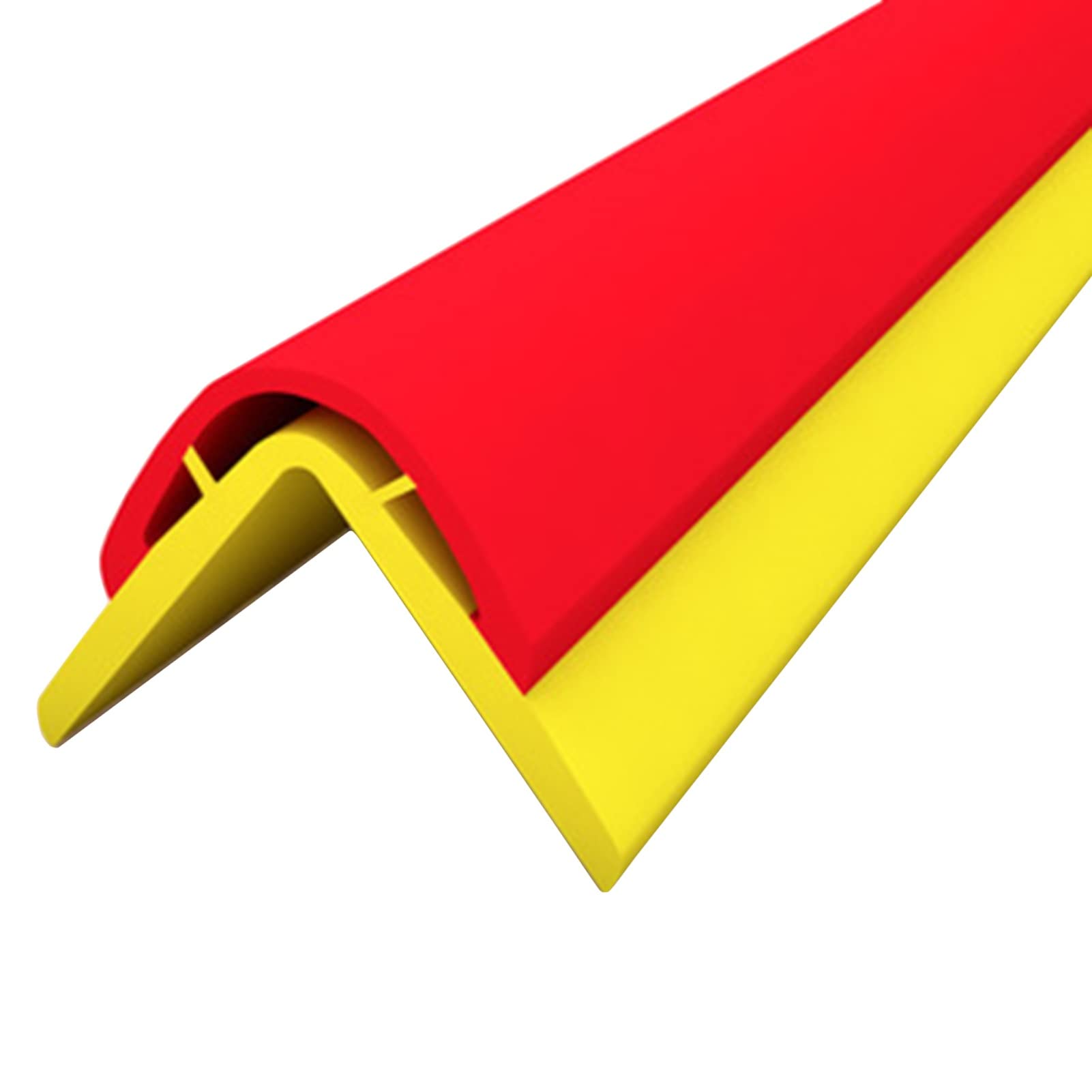 Paraspigoli Muro Garage Paraspigoli Paraspigoli Per Garage/officine/magazzini, Striscia Di Protezione Della Parete Di Sicurezza Per La Scuola Materna Della Scuola Materna, Rosso Giallo ( Size : 1.5m )