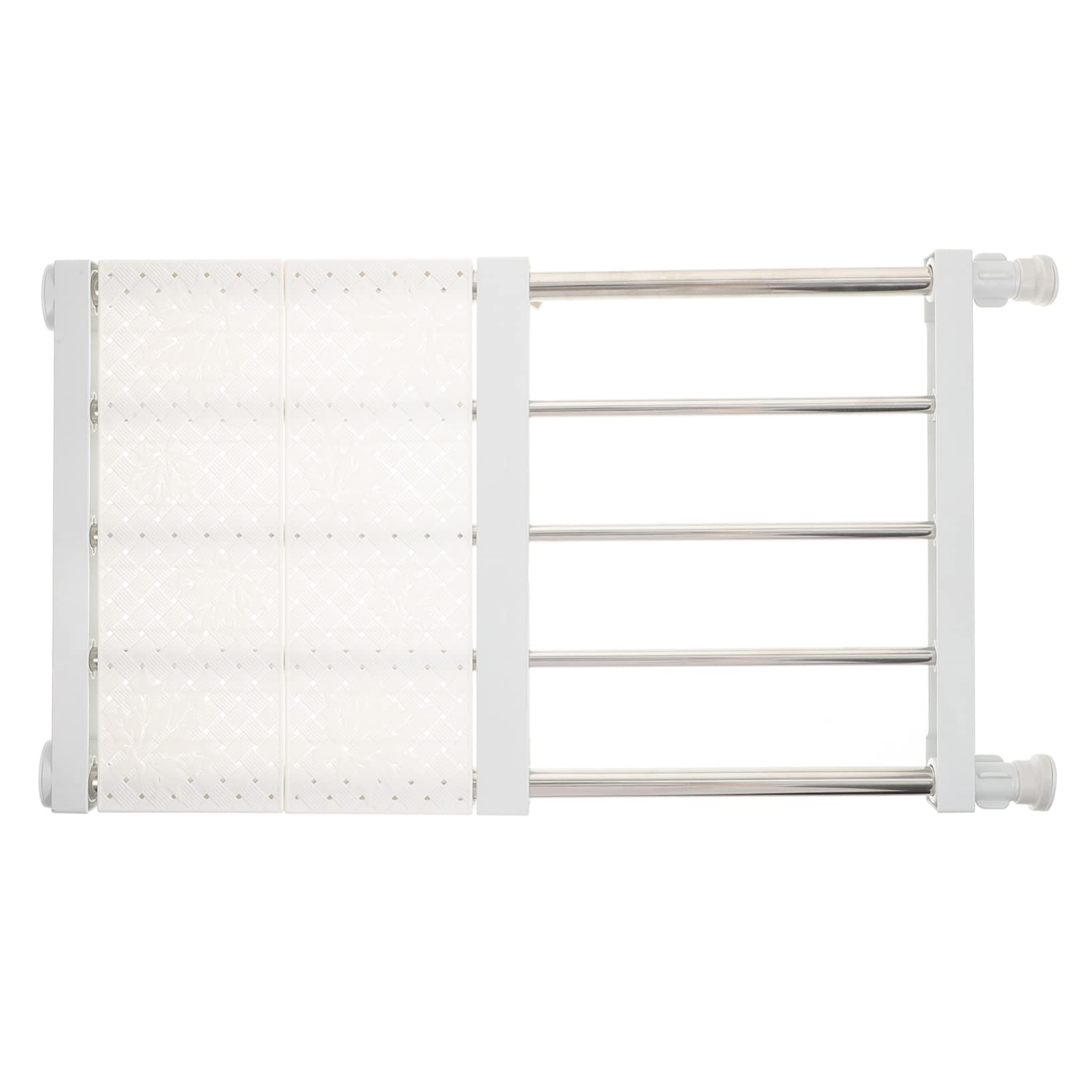 Cabilock 1Set Closet Storage Rack Wardrobe Partition Retractable Shelf Organizer for Home Maximize Space with Sturdy Fits Cupboards Desks