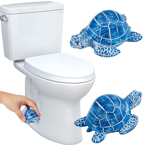 Wonderjune 2 Pack Sea Turtle Ceramic Toilet Bolt Caps,Classic,Blue | Decorative Toilet Bolt Screw Covers, Ocean Cute Bathroom Decor, Fun Themed Gadgets, Bathroom Replacement Parts Wonderjune 2 Pack Sea Turtle Ceramic Toilet Bolt Caps,Classic,Blue | Decorative Toilet Bolt Screw Covers, Ocean Cute Bathroom Decor, Fun Themed Gadgets, Bathroom Replacement Parts