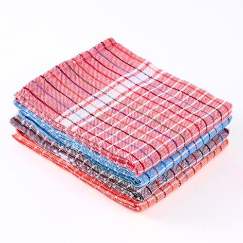 Image of YATTA Thorthu Kerala Towel Cotton Bath Towel Set of 4 | Gamcha for Men