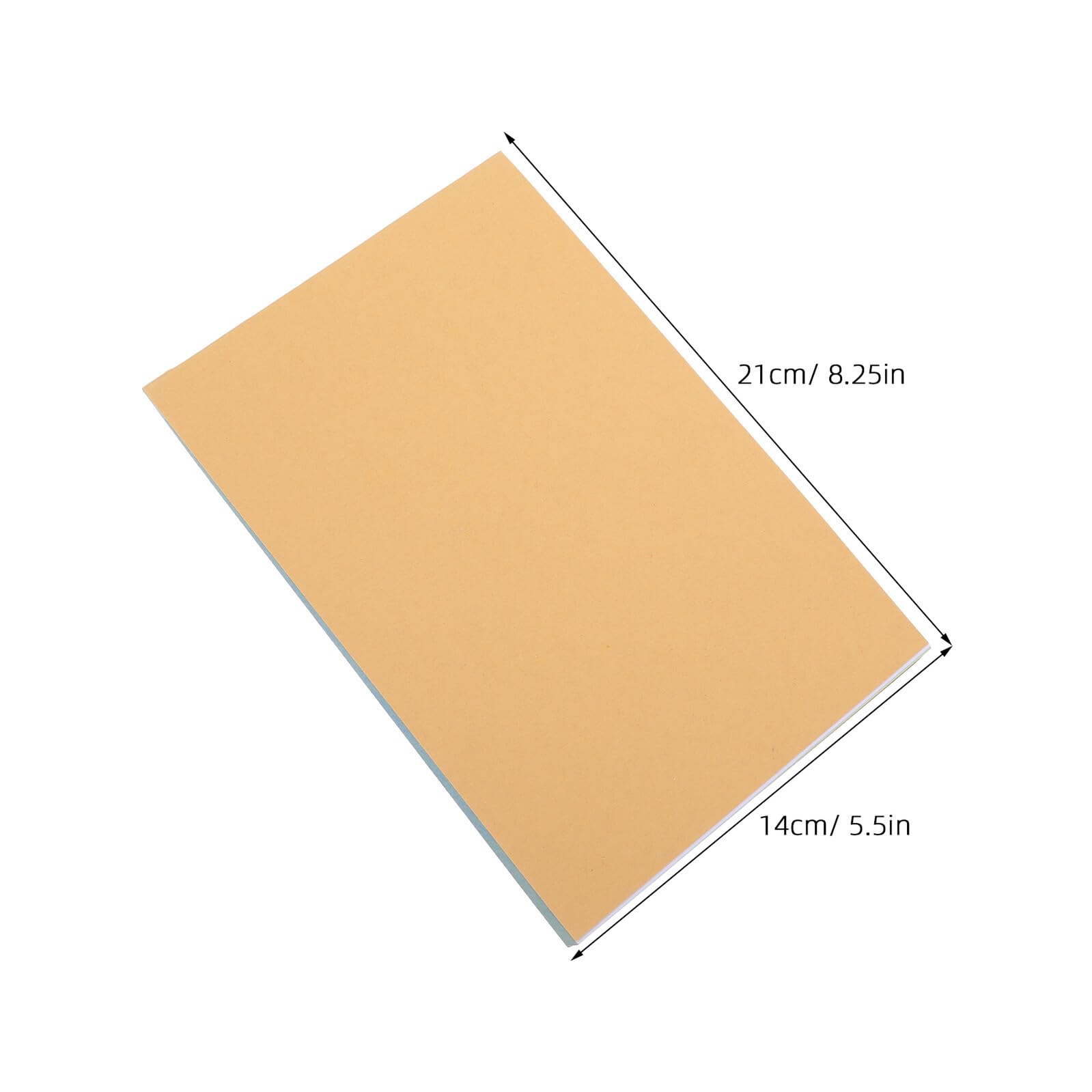 CLISPEED Lot de 2 carnets de factures pour petite entreprise avec formulaires de reçus sans carbone et dos en carton, bloc-notes en 2 parties pour suivi des achats de restaurant et de détail, 100