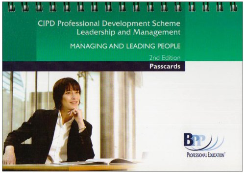 Cipd Books Stack CIPD Leadership and Management - Managing and Leading People: Passcards ...