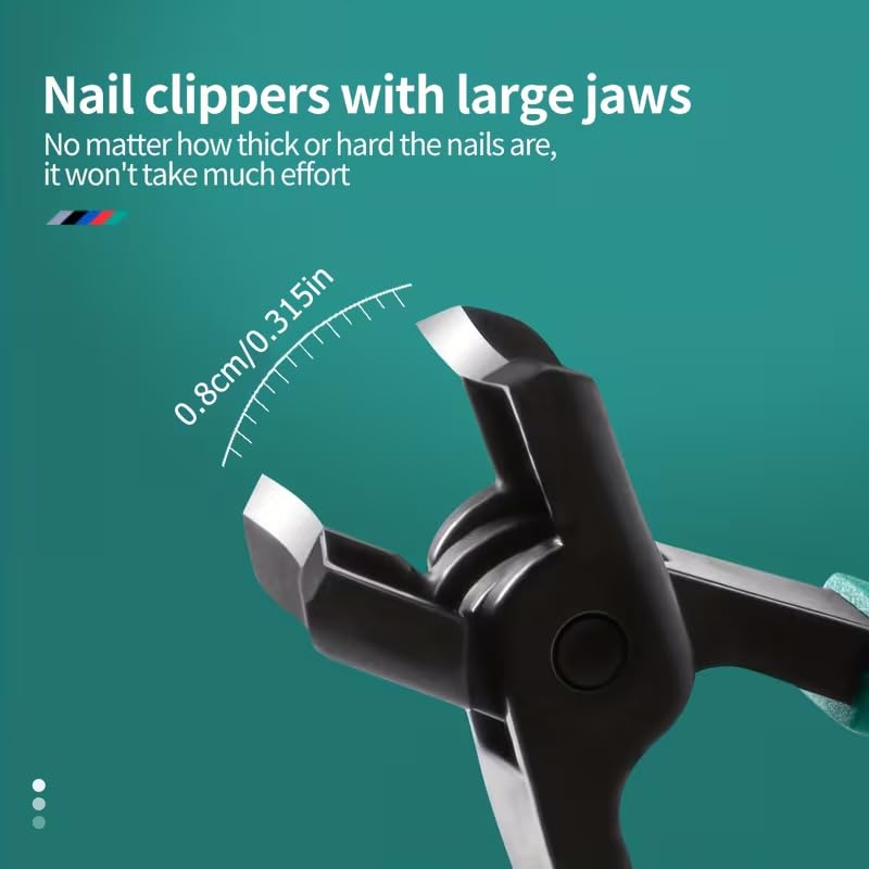 1Pc Thick Nail Clipper with Wide Opening Anti-Splash Nail Clippers for Sharp Manicure and Pedicure Tools — view 6