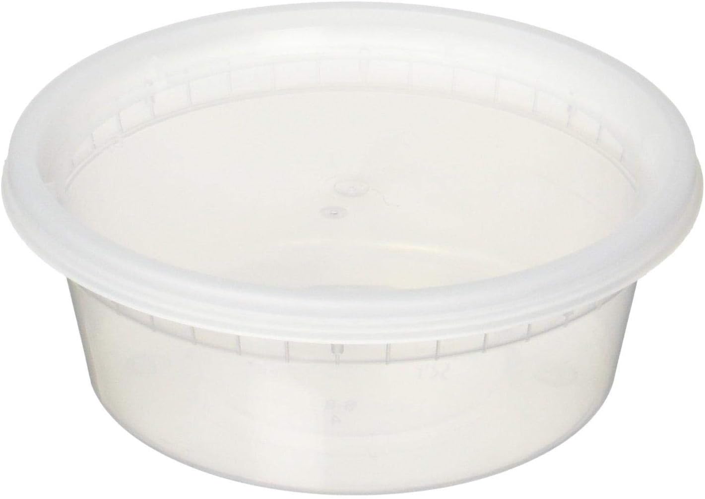 Reditainer Extreme Freeze Deli Food Containers with Lids, 8Ounce, 40