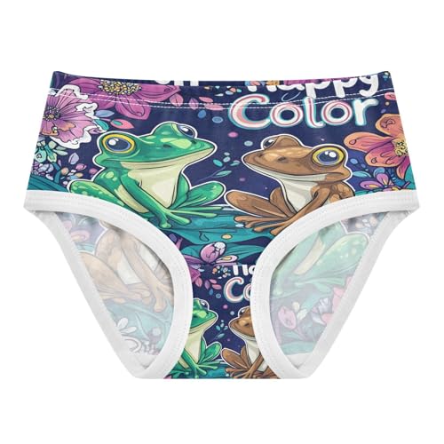 Cute Frogs Flower Toddler Girls's Underwear 2T 202b8983
