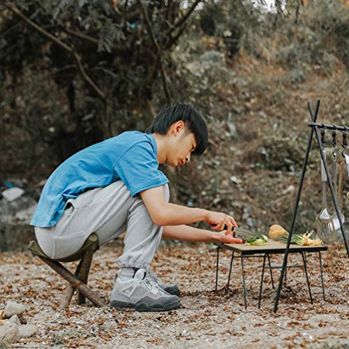 BESPORTBLE Mesa de acampamento dobrável utilitária pequena mesa de cozinha para piquenique ao ar liv