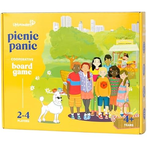 Upbounders: Picnic Panic Board Game for Kids 4-6, Super Easy to Learn Cooperative Game About a Fun Cookout for Preschool Boys Girls (Eco-Friendly) Cover
