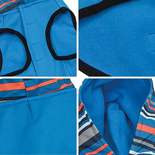 SOS Hundejacke - Windbreaker Jacke - Gr. XL Rückenlänge 60 cm - Eine einfache, Aber Moderne, schicke und Funktionelle Jacke
