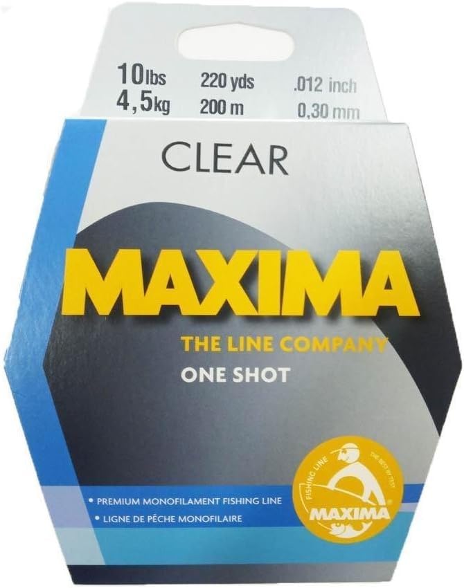 Maxima One Shot Clear (5LB/2.4KG - 0.20mm - 250m - Clear)