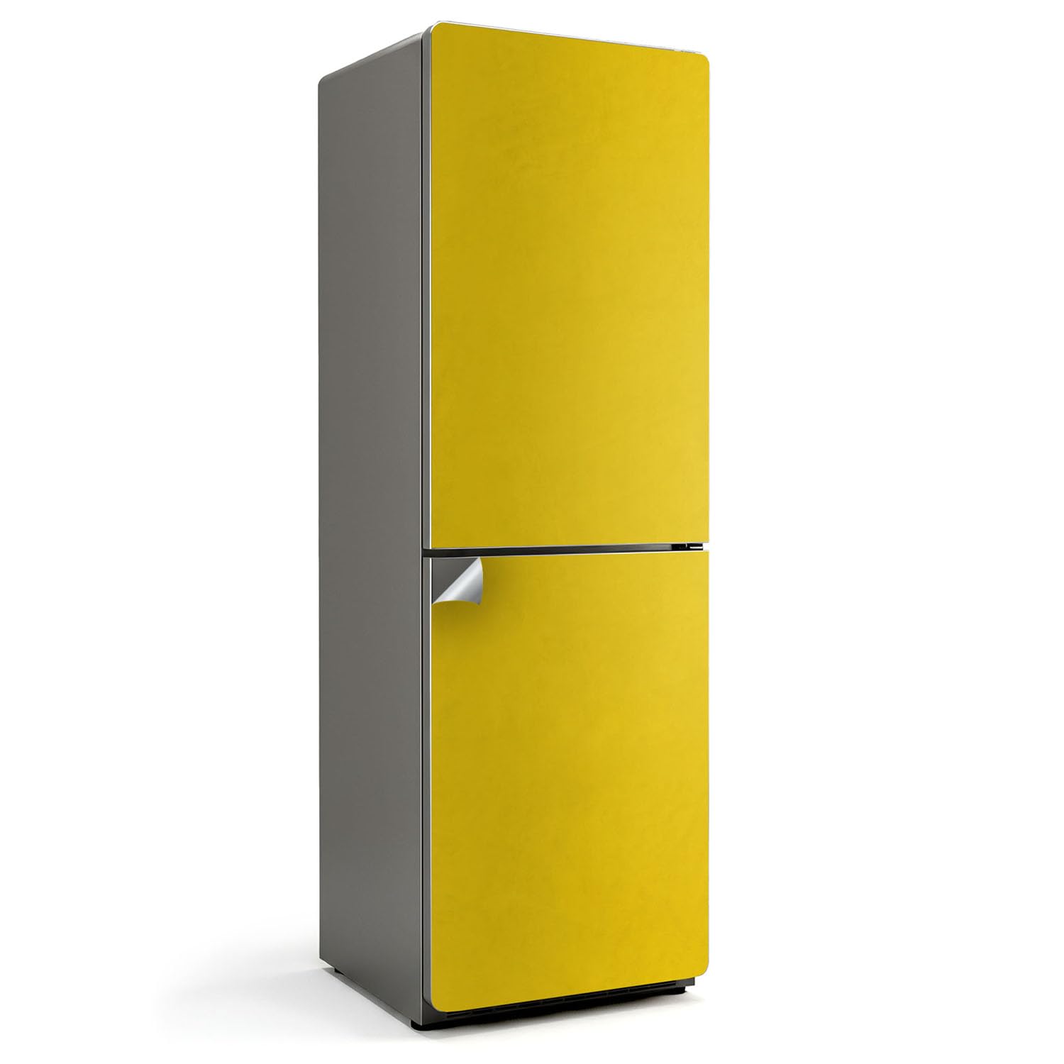 Autocollants frigo protection totale contre les dégâts jaune