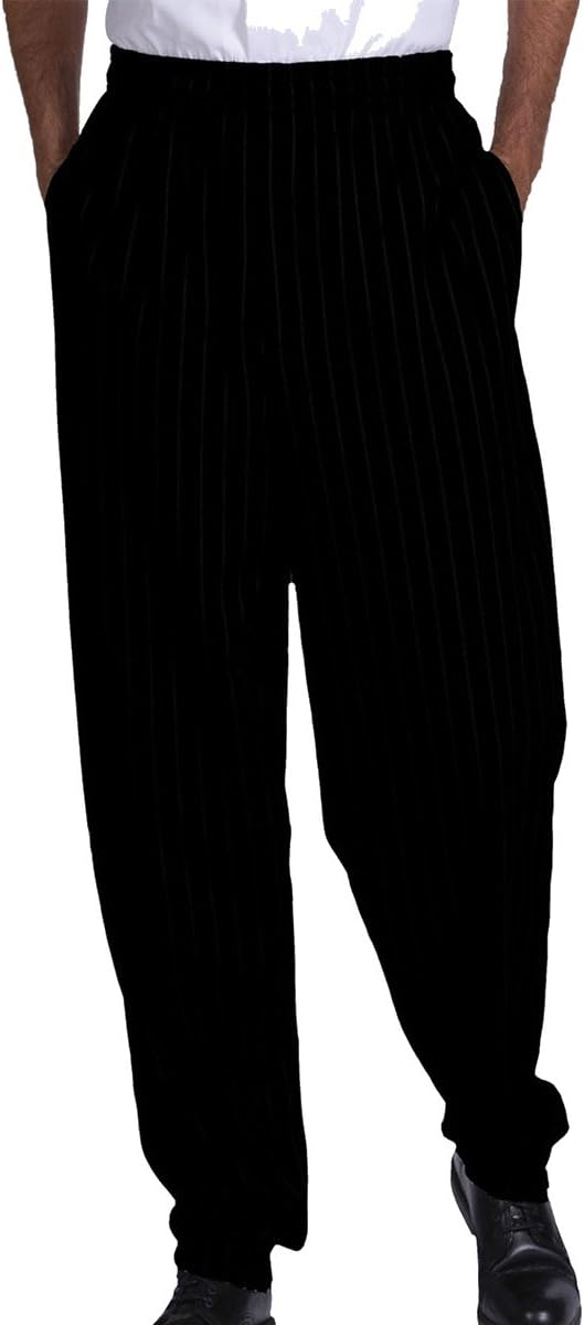 Edwards Garment Men's Traditional Baggy Brass Waist Back Pocket Chef Pant