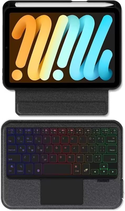 Amazon | 縦/横置き対応iPadMini6/Mini7インチキーボード ケース