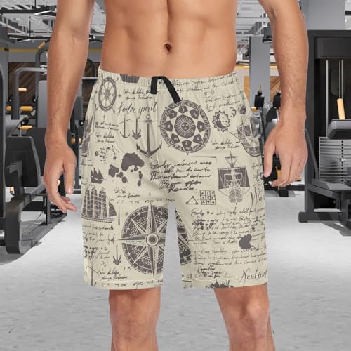 visesunny Men's Pajama Shorts Summer Pattern Soft Comfort Elastic Waistband Men Lounge Sleep Shorts with Pockets Sleepwear3